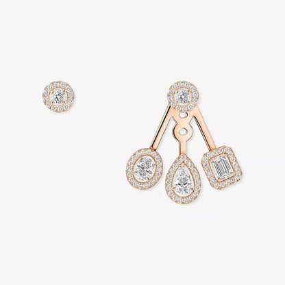 [Miro ] My Twin Trio  Diamond Earrings
