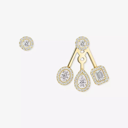 [Miro ] My Twin Trio  Diamond Earrings