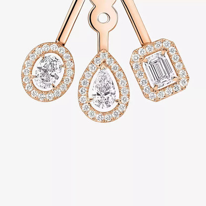 [Miro ] My Twin Trio  Diamond Earrings