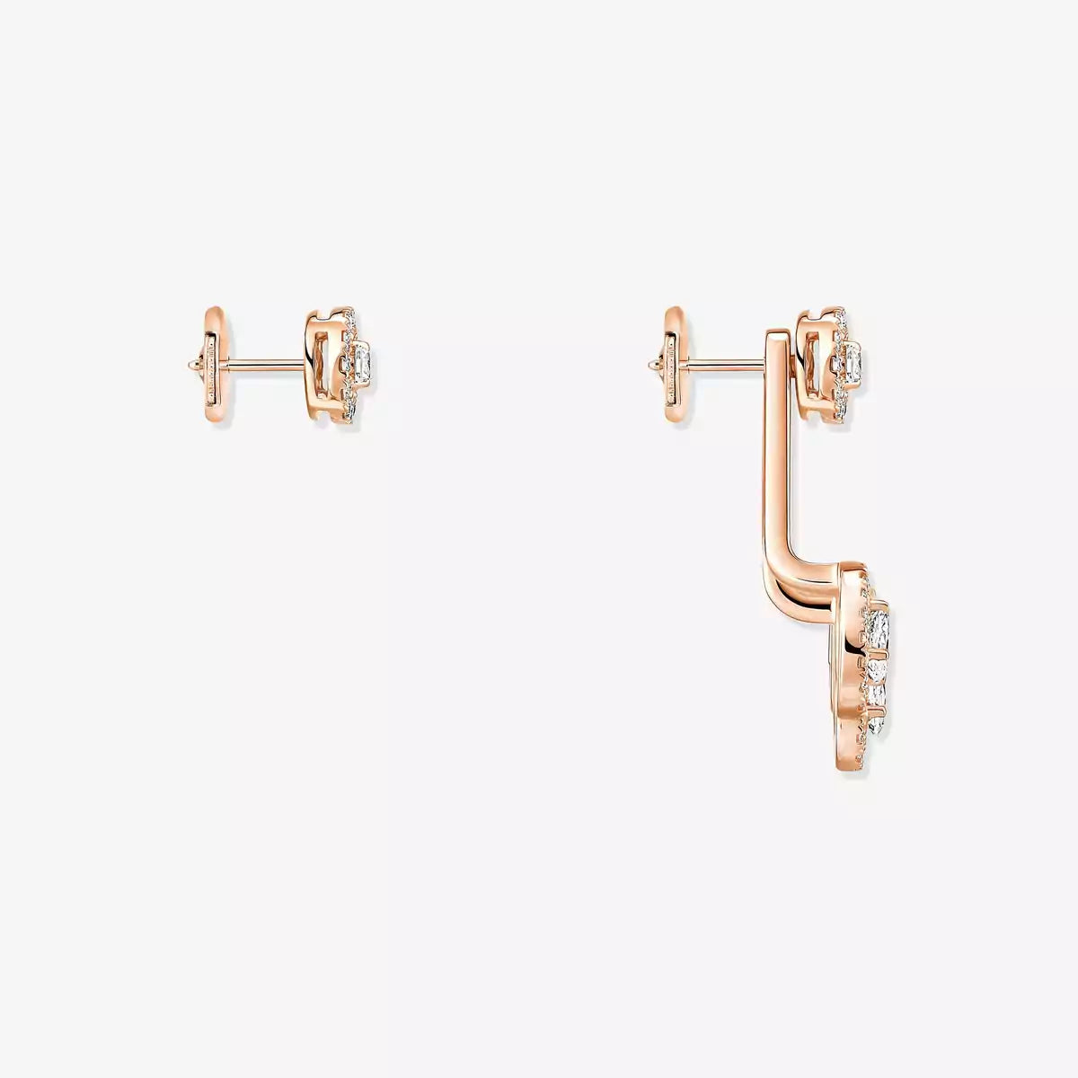 [Miro ] My Twin Trio  Diamond Earrings