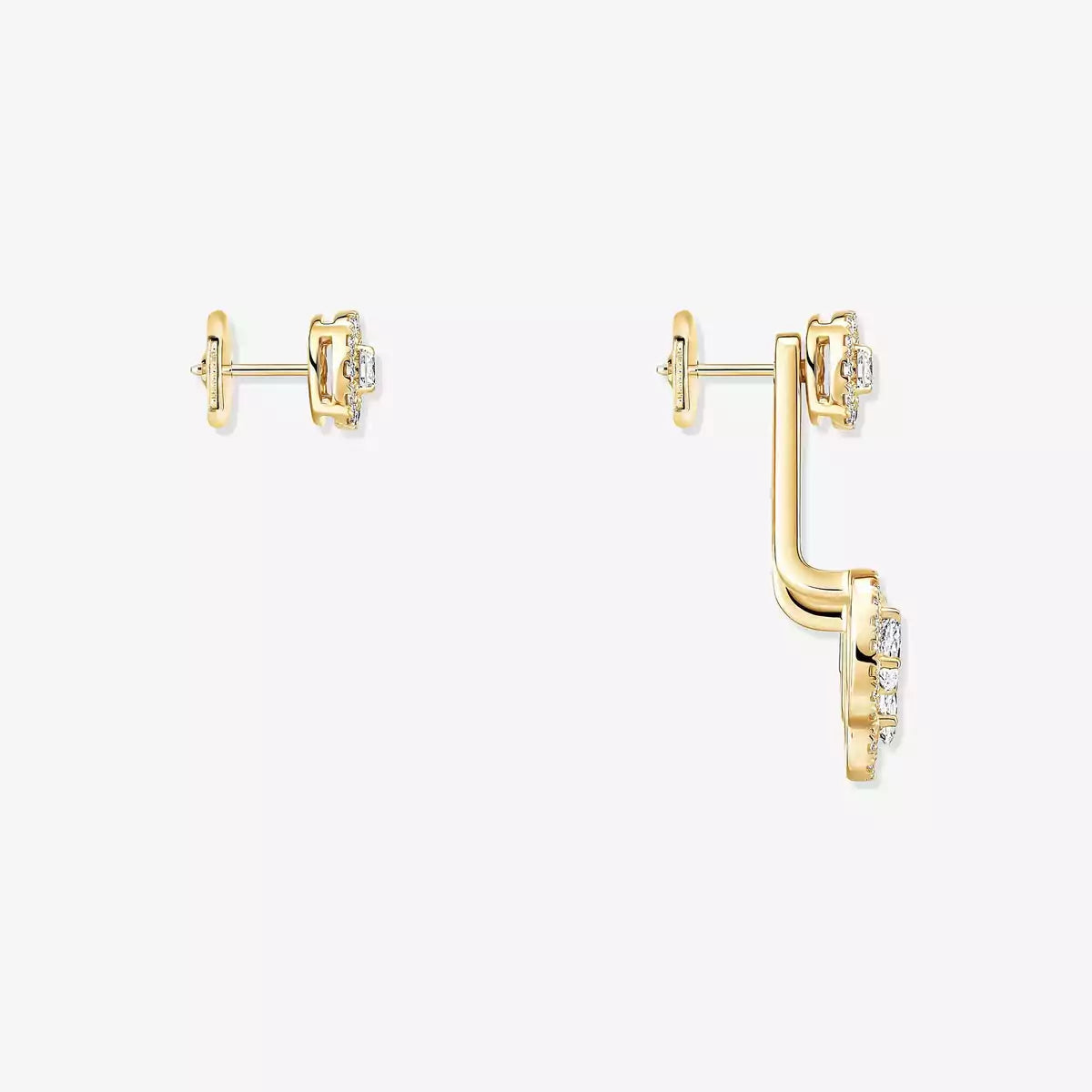[Miro ] My Twin Trio  Diamond Earrings