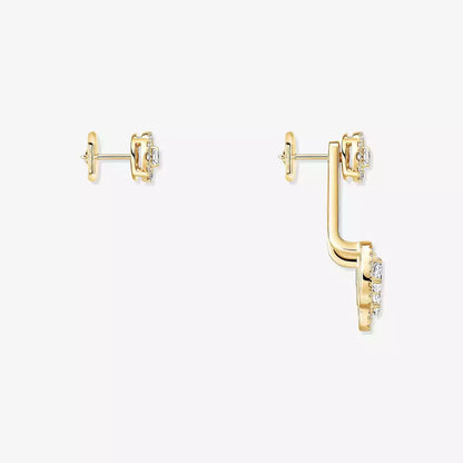 [Miro ] My Twin Trio  Diamond Earrings