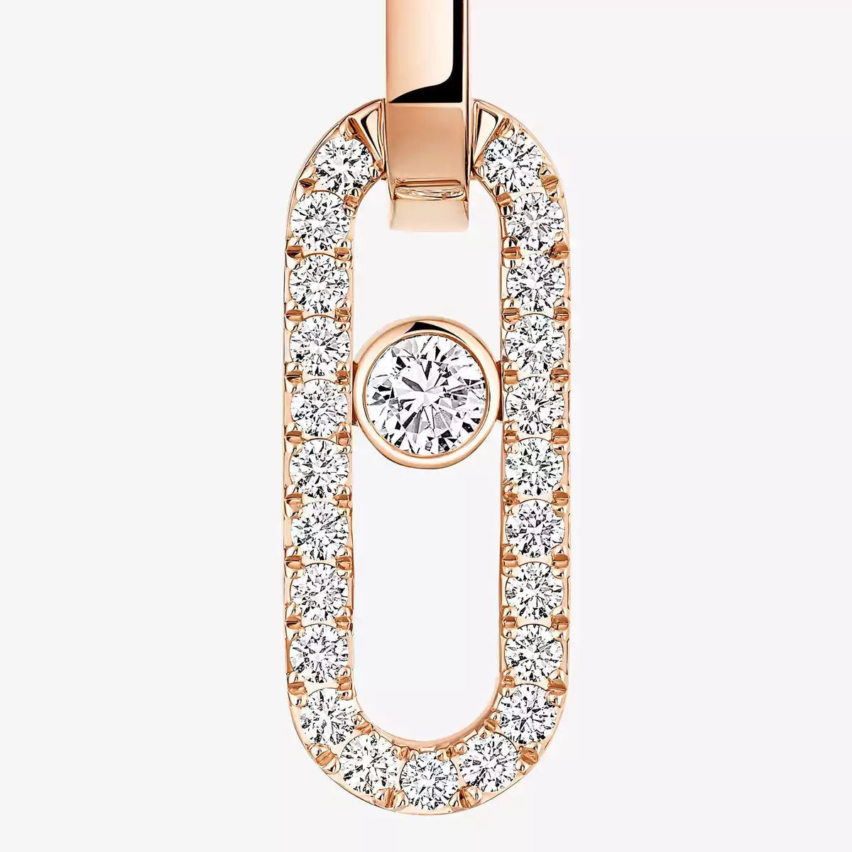 [Miro ]Move Link Diamond Earrings