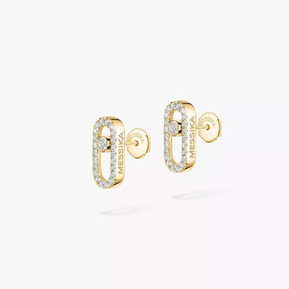 [Miro ]Move Uno Diamond Earrings