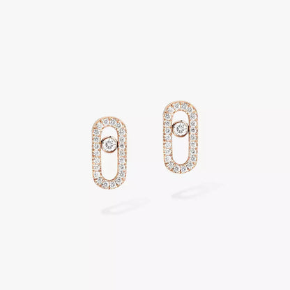 [Miro ]Move Uno Diamond Earrings