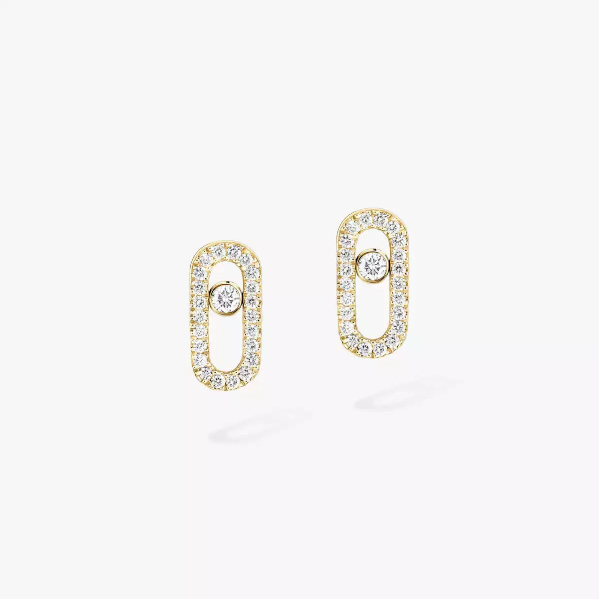 [Miro ]Move Uno Diamond Earrings
