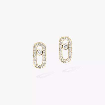 [Miro ]Move Uno Diamond Earrings