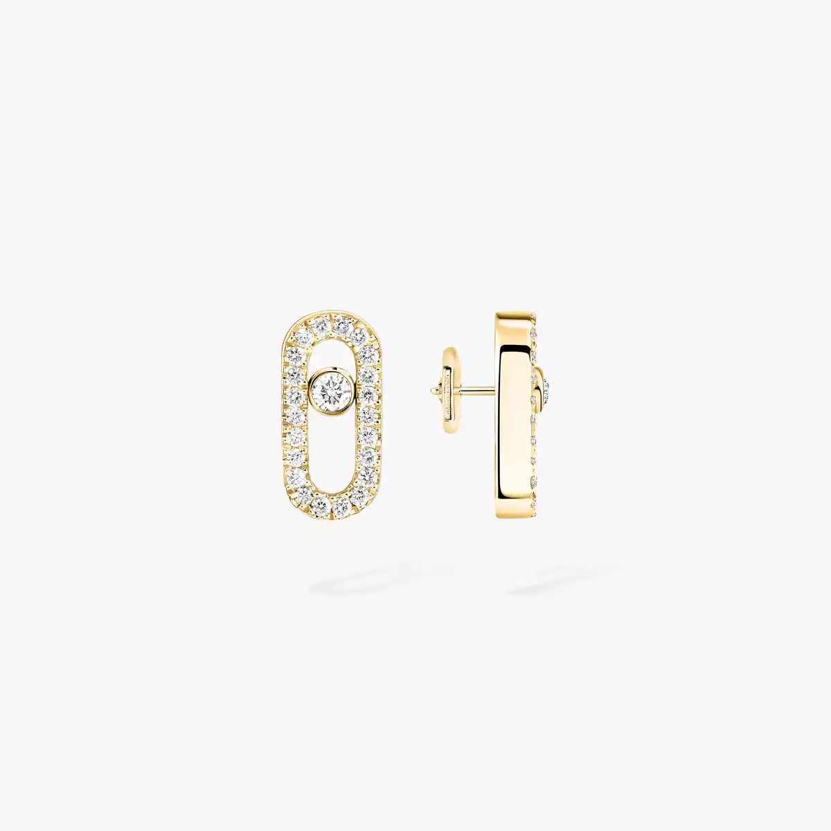 [Miro ]Move Uno Diamond Earrings