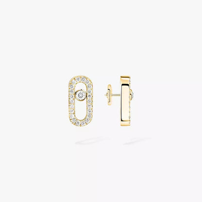 [Miro ]Move Uno Diamond Earrings