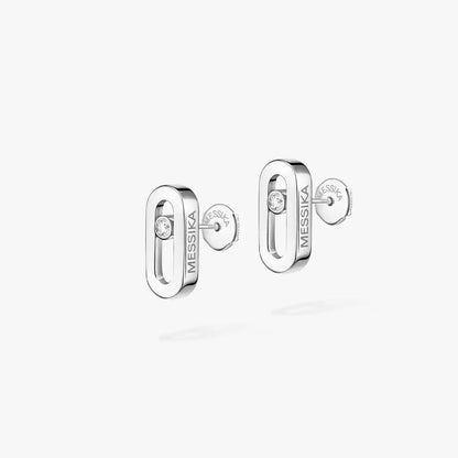 [Miro ]Move Uno Diamond Stud Earrings