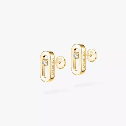 [Miro ]Move Uno Diamond Stud Earrings