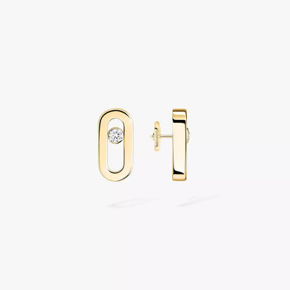 [Miro ]Move Uno Diamond Stud Earrings