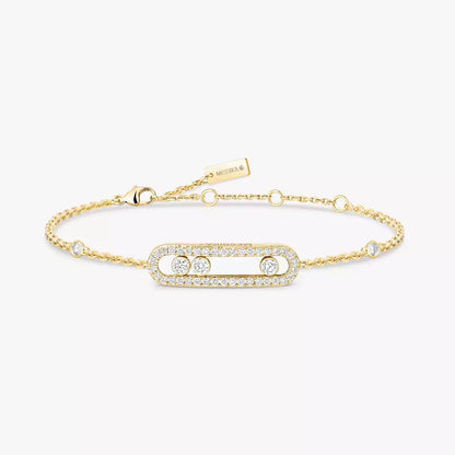 [Miro ]Pavé Baby Move Diamond Bracelet