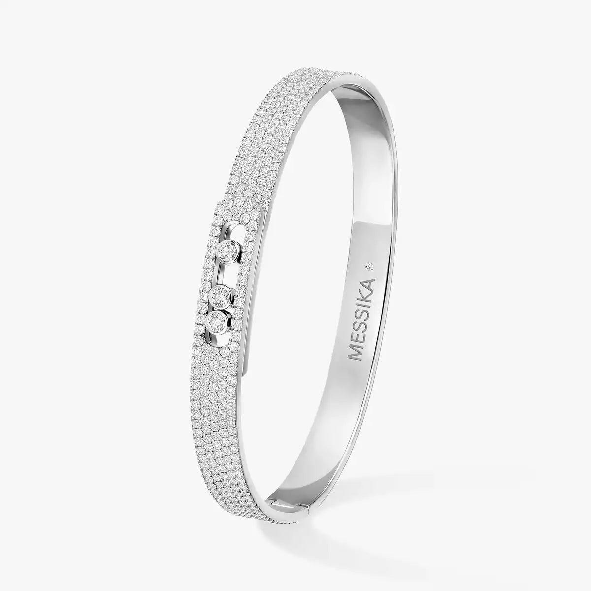 [Miro ]Move Noa Full Pavé Diamond Bangle Bracelet