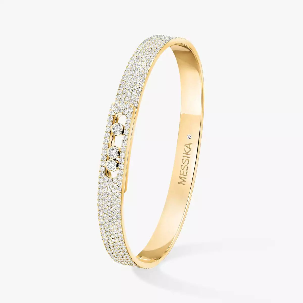[Miro ]Move Noa Full Pavé Diamond Bangle Bracelet