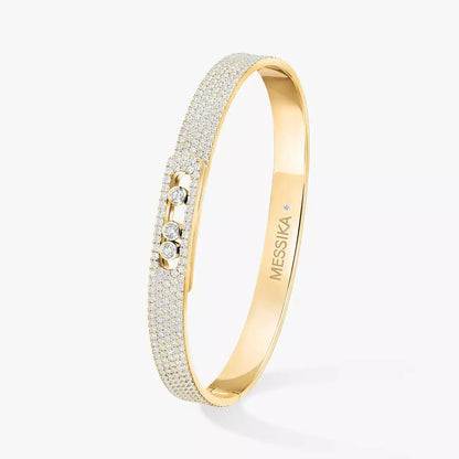 [Miro ]Move Noa Full Pavé Diamond Bangle Bracelet