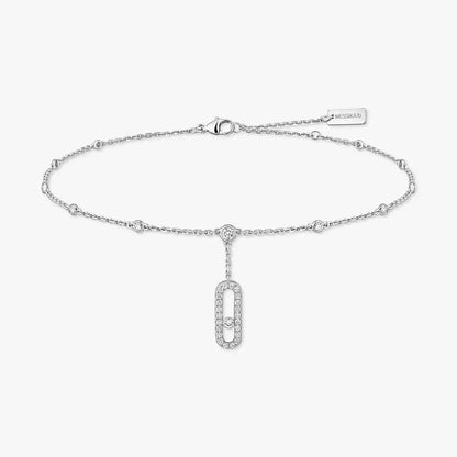 [Miro ] Move Uno pavé ankle bracelet