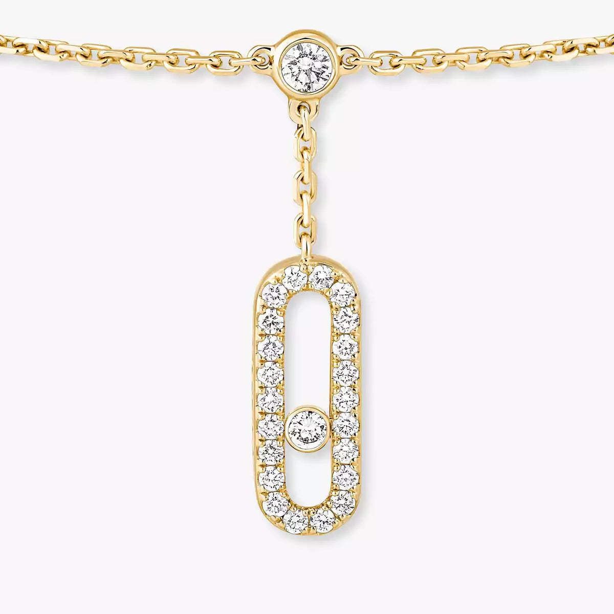 [Miro ] Move Uno pavé ankle bracelet