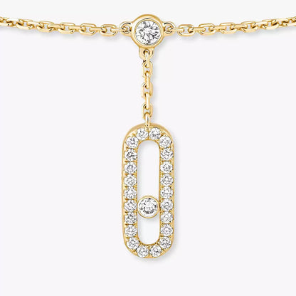 [Miro ] Move Uno pavé ankle bracelet