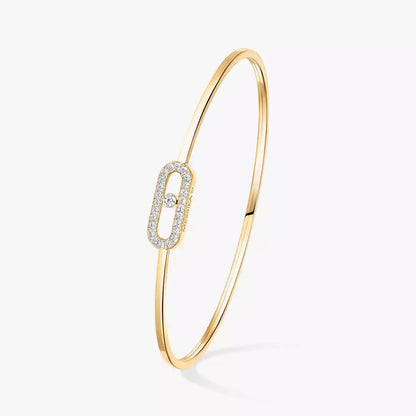 [Miro ]Move Uno pavé flex bangle medium