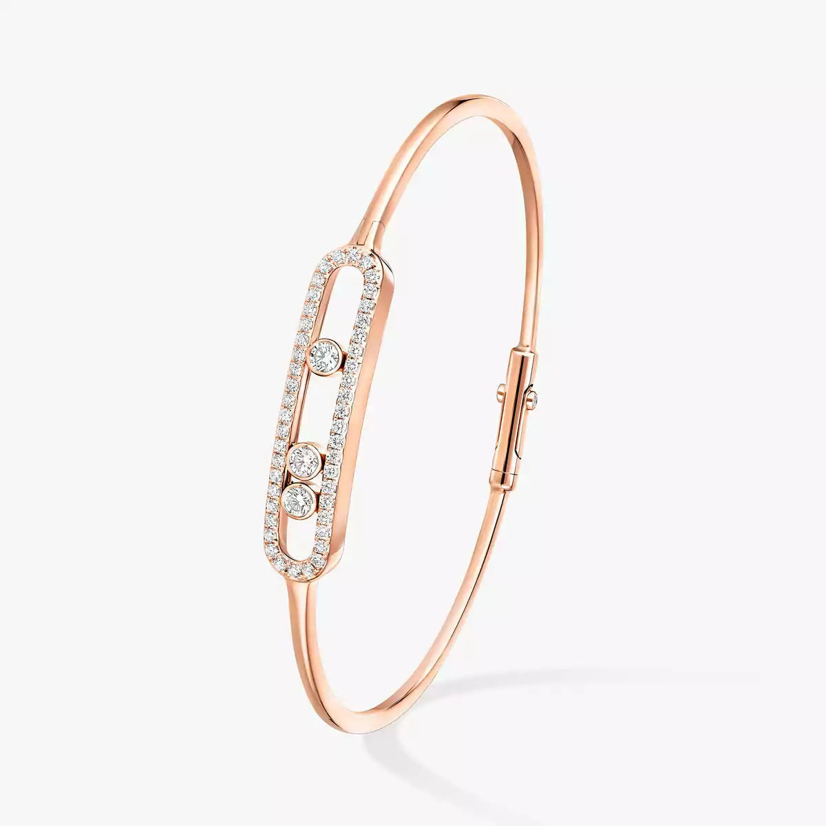 [Miro ]Move Pavé Diamond Bangle Bracelet M