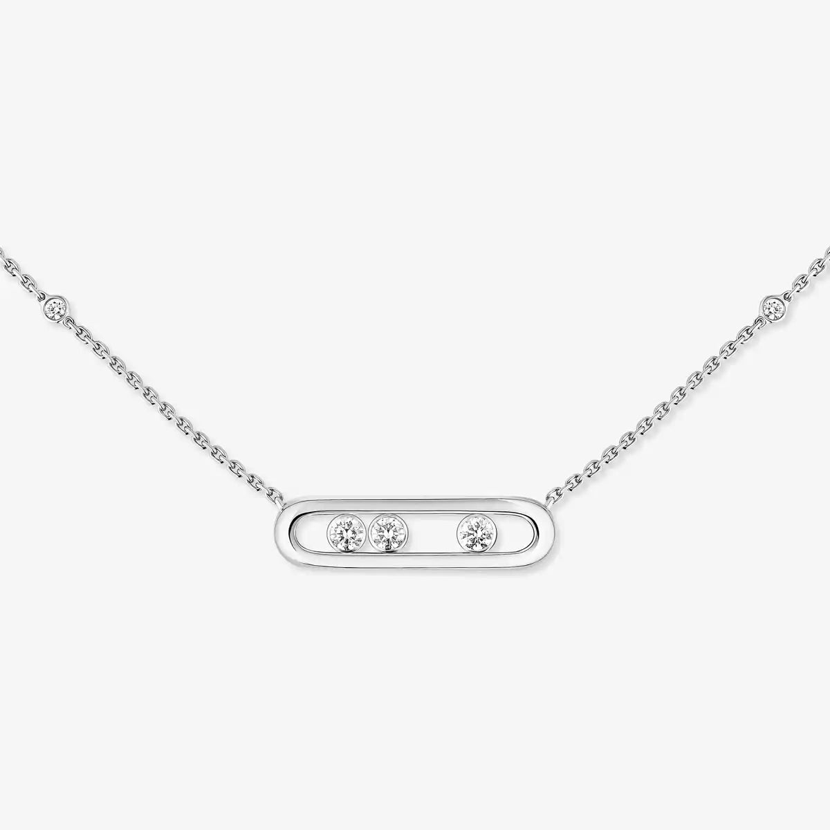 [Miro ]  Baby Move Gold Diamond Necklace