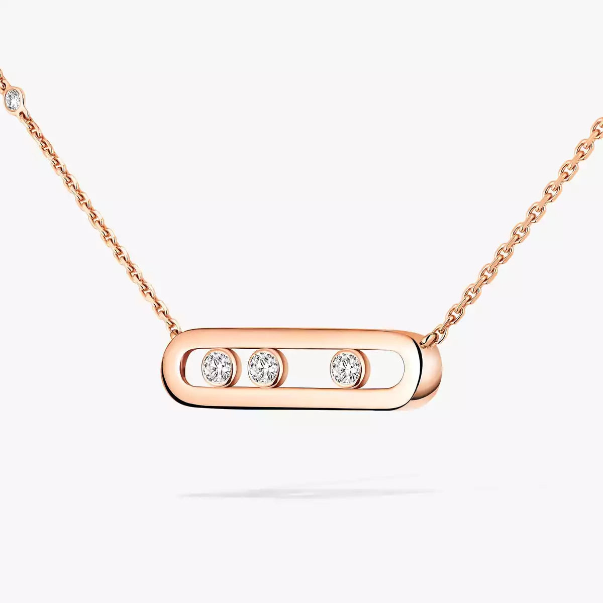 [Miro ]  Baby Move Gold Diamond Necklace