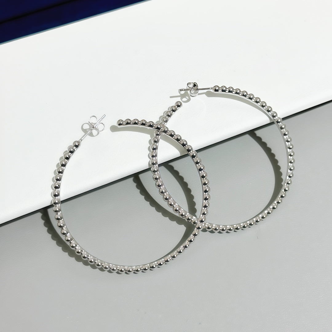 [Miro ]  SMOOTH BEAD STUD EARRINGS
