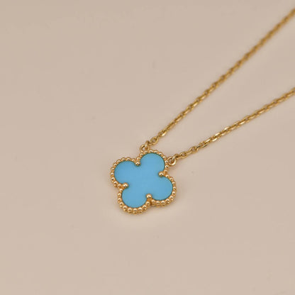 Miro CLOVER 15MM VINTAGE TURQUOISE NECKLACE