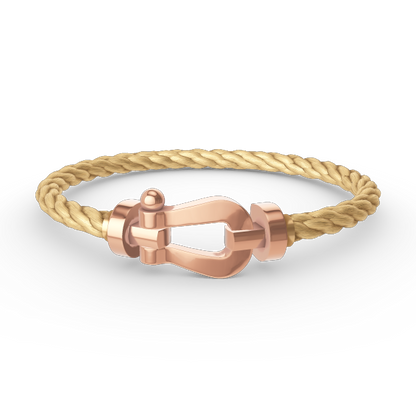 Miro FORCE LARGE HORSESHOE NO DIAMOND BRACELET ROSE GOLD