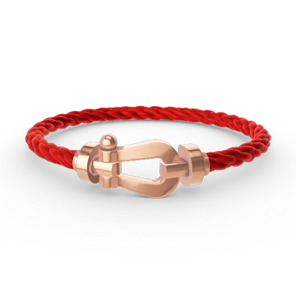 Miro FORCE LARGE HORSESHOE NO DIAMOND BRACELET ROSE GOLD