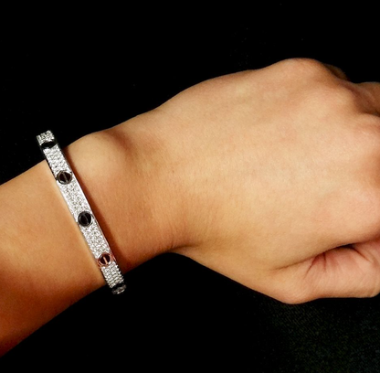 Miro LOVE BRACELET 6.1MM DIAMOND-PAVED CERAMIC