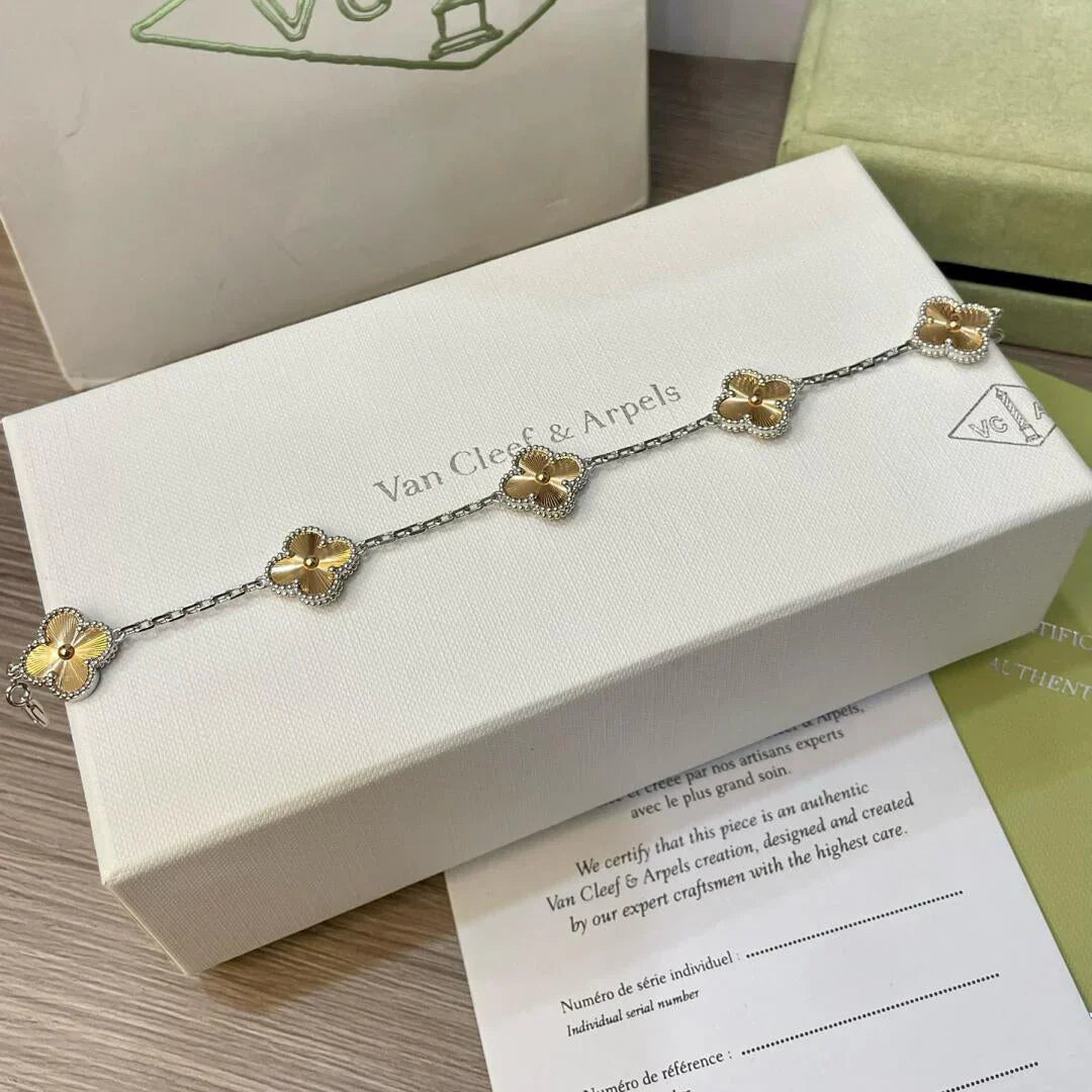 [Miro ]New  CLOVER 5 MOTIF LASER BRACELET COLLECTION