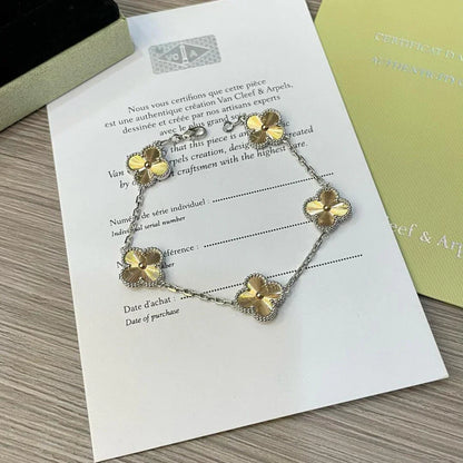 [Miro ]New  CLOVER 5 MOTIF LASER BRACELET COLLECTION