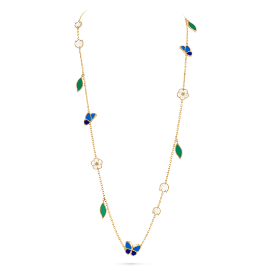 [Miro ] 26 NEW CLOVER 15 MOTIFS LUCKY NECKLACE