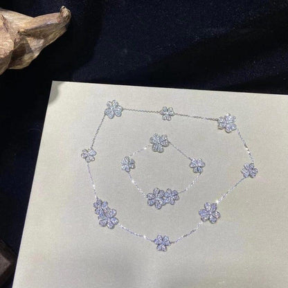 Miro FRIVOLE SILVER 5 FLOWERS BRACELET