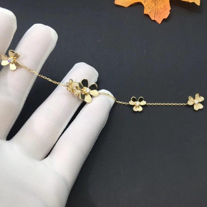 Miro FRIVOLE GOLD 5 FLOWERS BRACELET