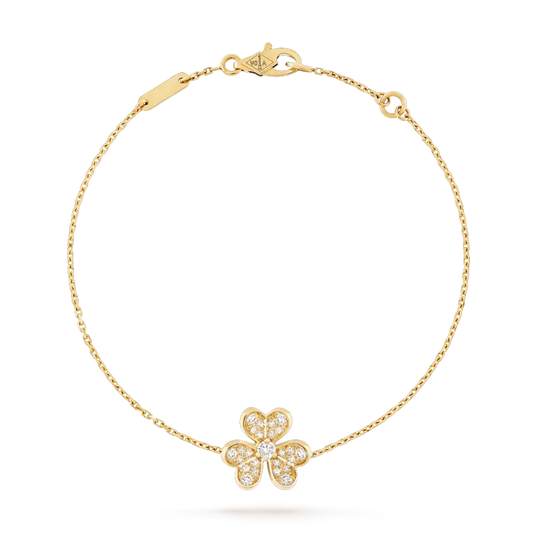 Miro FRIVOLE GOLD FLOWER DIAMOND BRACELET