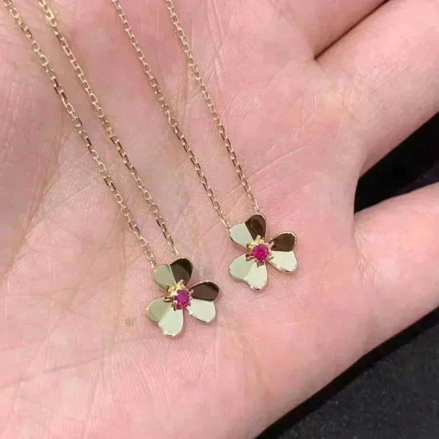 Miro FRIVOLE GOLD FLOWER NECKLACE