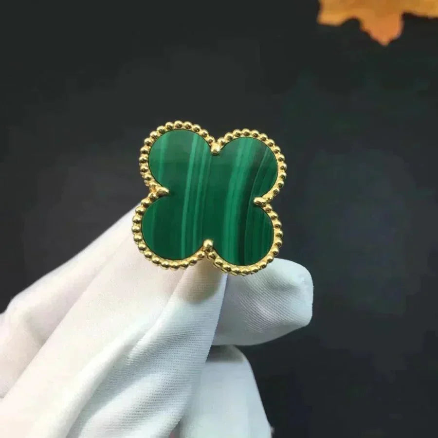 Miro CLOVER MALACHITE RING