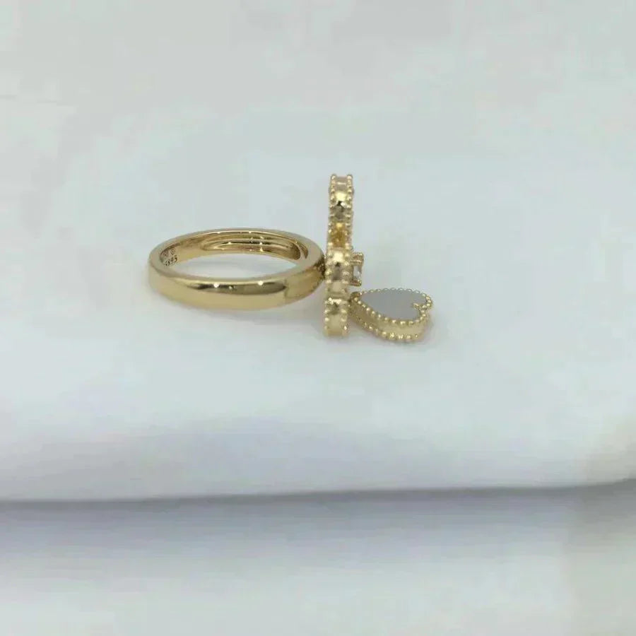 Miro SWEET CLOVER WHITE MOP RING