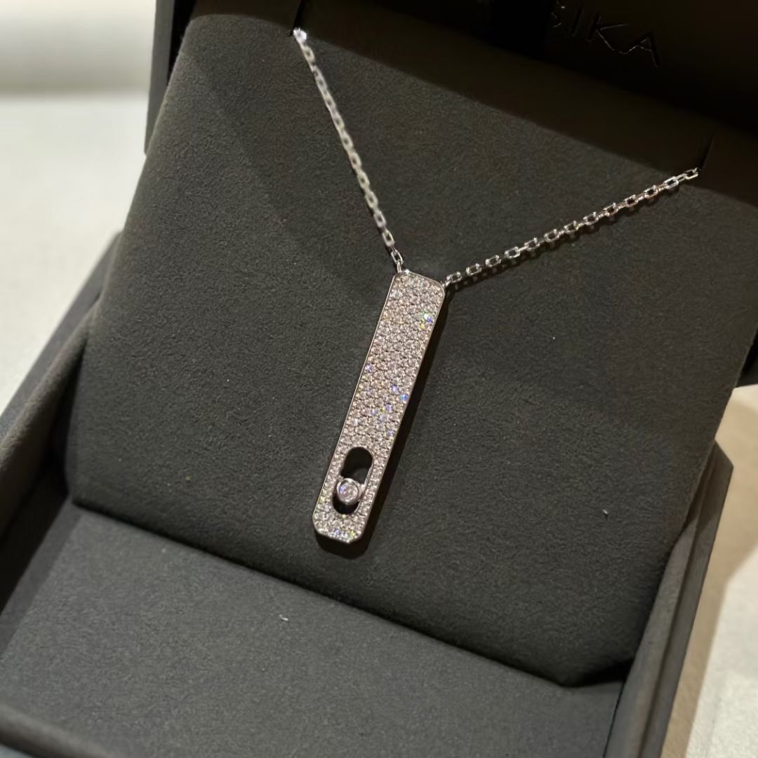 [Miro ] MY FIRST DIAMOND PAVED NECKLACE