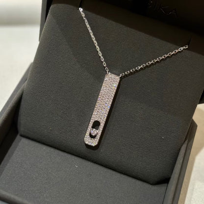 [Miro ] MY FIRST DIAMOND PAVED NECKLACE