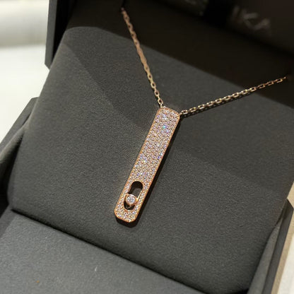 [Miro ] MY FIRST DIAMOND PAVED NECKLACE
