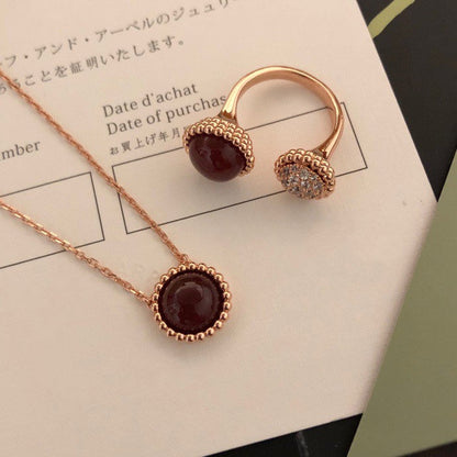 Miro PERLEE COULEURS DIAMOND ROSE GOLD BETWEEN THE FINGER RING