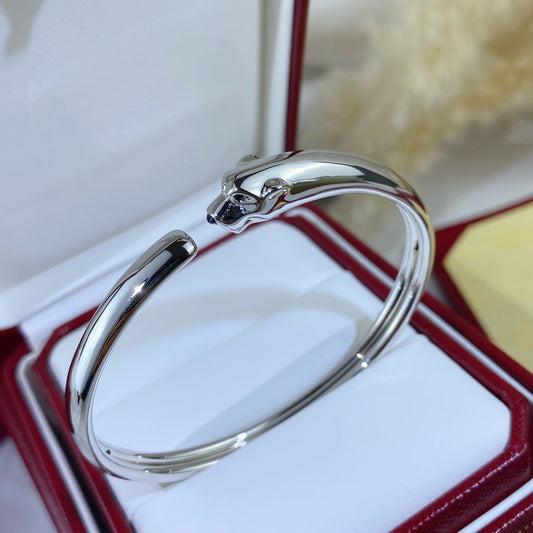 Miro PANTHERE SILVER OPEN BRACELET