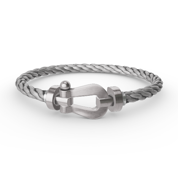 Miro FORCE LARGE HORSESHOE NO DIAMOND BRACELET SILVER