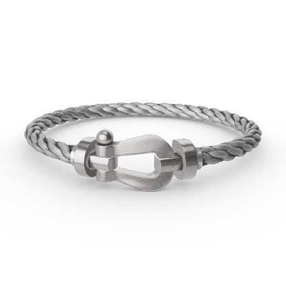 Miro FORCE LARGE HORSESHOE NO DIAMOND BRACELET SILVER
