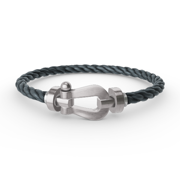 Miro FORCE LARGE HORSESHOE NO DIAMOND BRACELET SILVER