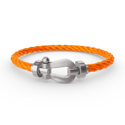 Miro FORCE LARGE HORSESHOE NO DIAMOND BRACELET SILVER
